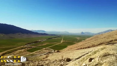 نمایی از دشت سوسن ایذه - عکاسی کسری و حورا